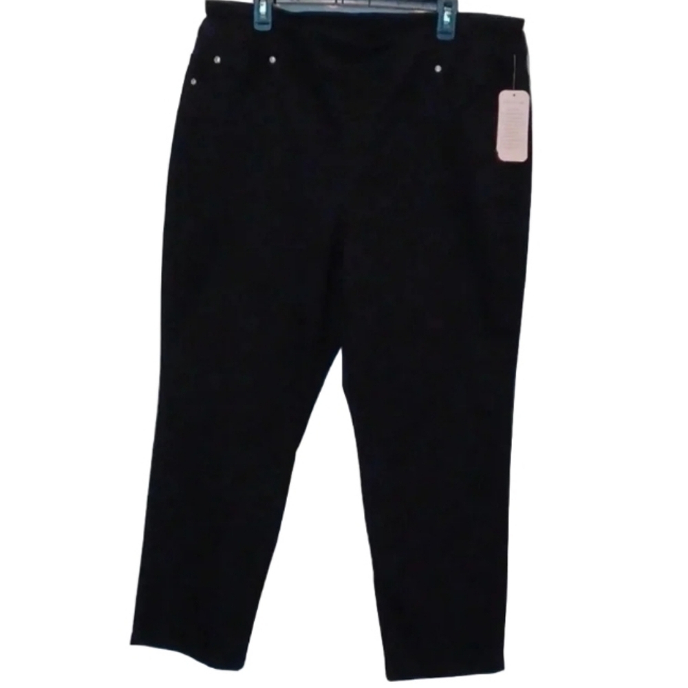 > Allison Daley Slimming, plus-size  pull-up Women's Pants